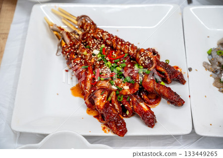 Grilled Whole Octopus Grilled Whole Octopus 133449265