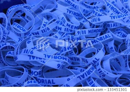 紐約冬季城市景觀和聖誕燈飾旅遊風景，自由女神像，9/11紀念館，地鐵 133451301