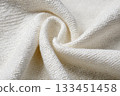 Sailcloth Fabric Seamless White Cotton Weave Top View Marine Textile Texture Detail 133451458