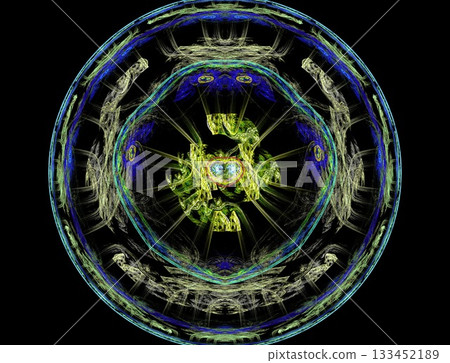 Imaginatory fractal abstract background Image 133452189