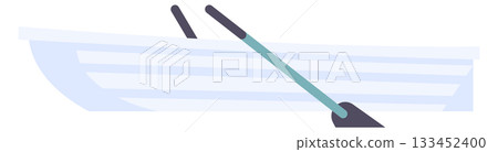 A boat with a paddle in it 133452400