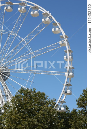 Ferris wheel in La Rochelle city. France. Ferris wheel in La Rochelle city. France. 133452860