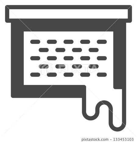 A black and white image of a dripping wall 133453103