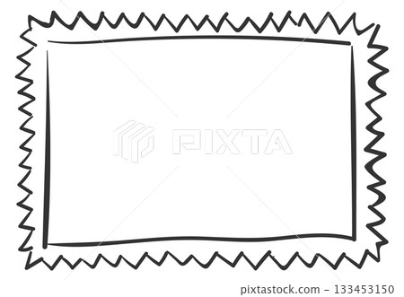 A white frame with a black border A white frame with a black border 133453150