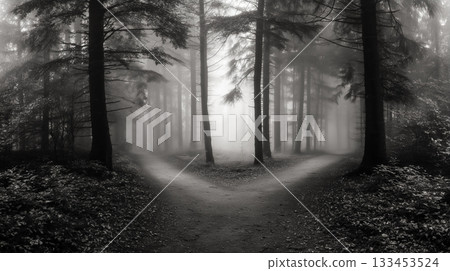 Branching roads that hint at the future 133453524