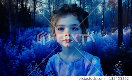 One girl AI generated material 133455262