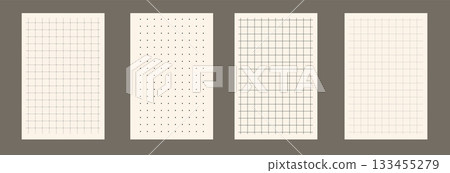 Set of Classic Grid Paper Background for Journal Pages 133455279