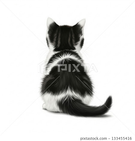 斑點貓的背部造型 133455416