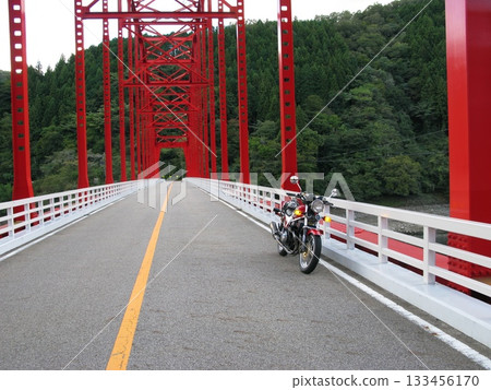 Motorcycle touring with vintage cars Motorcycle touring with vintage cars 133456170