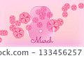 March 8 International Womens Day Celebrate holiday. Symbol of equality strength and femininity. For marketing banner social media and campaign. Vector illustration. 133456257