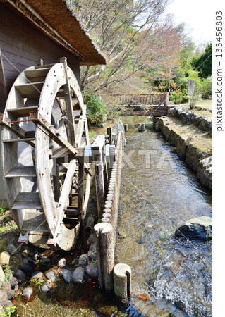 Watermill Historic Site, Yamabuki-no-Sato Historical Park, Ogose Town 133456803