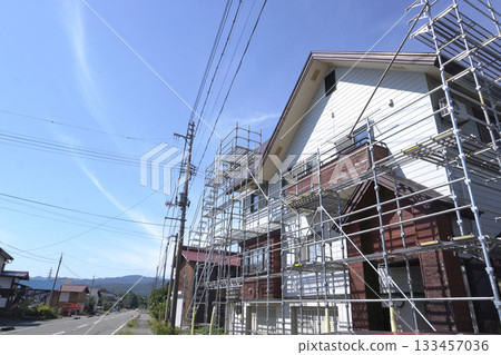 Residential construction (scaffolding) 02 Residential construction (scaffolding) 02 133457036
