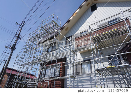 Residential construction (scaffolding) 05 Residential construction (scaffolding) 05 133457039