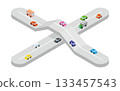 A miniature overpass (land bridge) 133457543