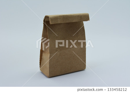 Miniature brown paper bag Miniature brown paper bag 133458212