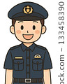 Smiling police officer 133458390