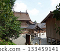 The main hall of Sada Taisha Shrine is registered as a major cultural property and is the second shrine in Izumo Province. 133459141