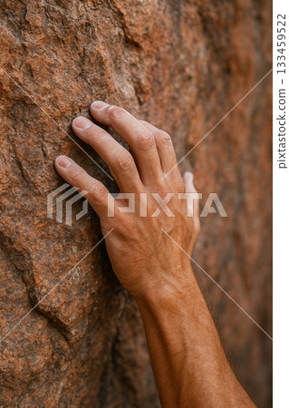 攀岩者的雙手 133459522