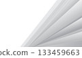 Abstract white copyspace background decorative by gray perspective lines, Vector illustration 133459663