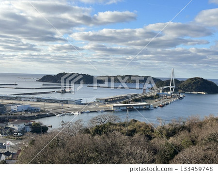 Bridge over Urado Bay 133459748