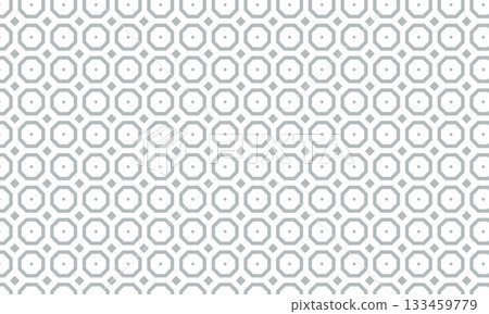 Geometric pattern using diamond and octagon shapes 133459779