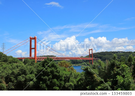 從平戶橋展望台眺望平戶橋 從平戶橋展望台眺望平戶橋 133459803