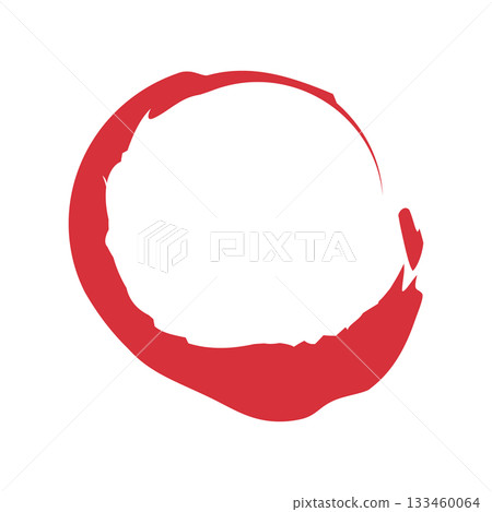 圖示筆刷字母筆刷圓圈圓形材質單一紅色 圖示筆刷字母筆刷圓圈圓形材質單一紅色 133460064