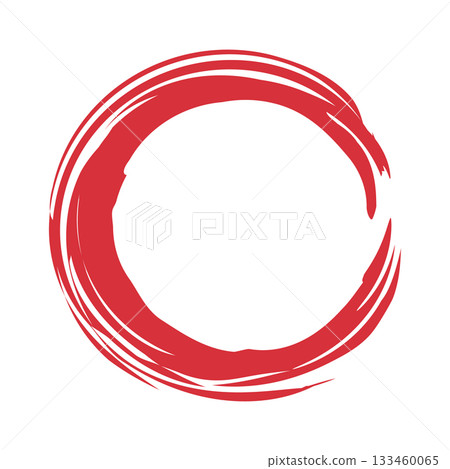 圖示筆刷字母筆刷圓圈圓形材質單一紅色 133460065