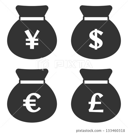 Money bag set black Money bag set black 133460318