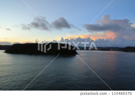 The early morning scenery of Hirado Seto The early morning scenery of Hirado Seto 133460370