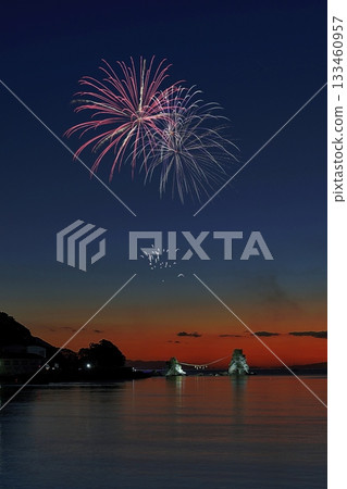 Bungo Futamigaura New Year's Fireworks 133460957