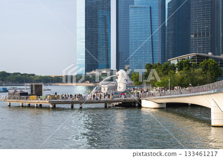 Merlion in the Morning, Singapore Merlion in the Morning, Singapore 133461217