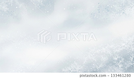 Soft blurry winter background with gentle snowflakes offers subtle texture Soft blurry winter background with gentle snowflakes offers subtle texture 133461280