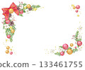 Christmas wreath frame (without frame) 133461755