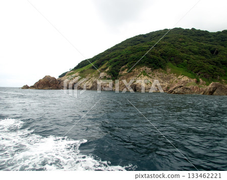 The sea seen from a sightseeing boat The sea seen from a sightseeing boat 133462221
