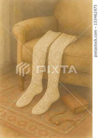 A tranquil and breath-taking watercolor painting with buds in the afternoon golden light and shadows. A tranquil and breath-taking watercolor painting with buds in the afternoon golden light and shadows. 133462975