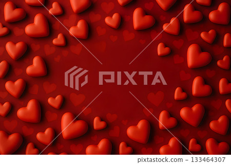 以愛情和浪漫為主題的相框，帶有留言空間 133464307