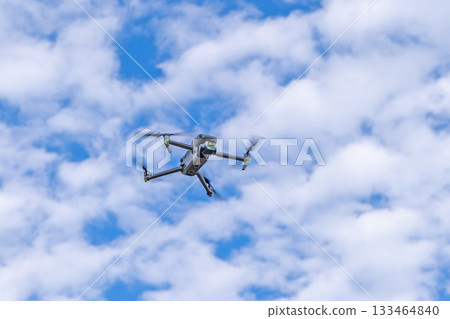 Drone flying Drone flying 133464840