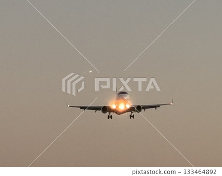 airplane taking off 133464892