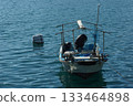 Small fishing port and boats 133464898