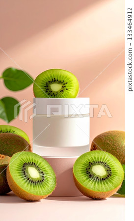 Kiwi Cream Jar 133464912
