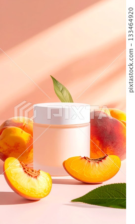 Peach Cream Jar Peach Cream Jar 133464920