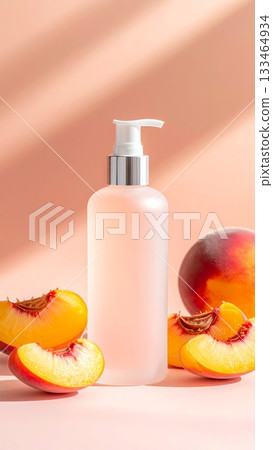 Peach Pump Bottle 133464934