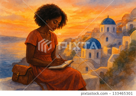 夕陽下的旅人筆記 夕陽下的旅人筆記 133465301