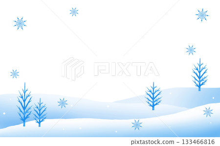 Winter Scenery Winter Background 133466816