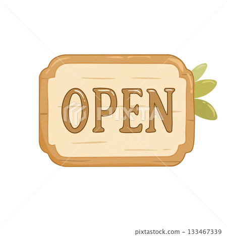 Open lettering  133467339
