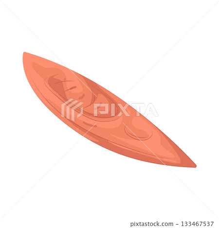 Illustration of canoe 133467537