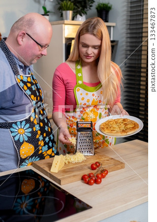 Cooking Together An Enjoyable and Joyful Kitchen Experience with Close Friends and Family 133467873