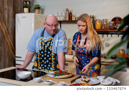 Cooking Together An Enjoyable and Fun Culinary Experience in the Kitchen with Loved Ones 133467874