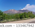 Sakurajima seen from the lava road, Kagoshima Prefecture 133467942
